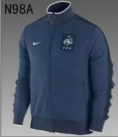 nike veste zippee france n98a-coupe-blue